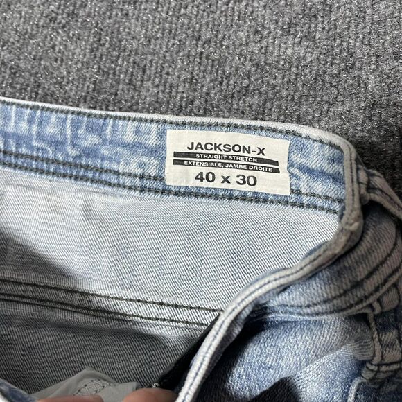 Buffalo David Bitton Jeans Mens 40x30 Jackson-X Straight Stretch Denim Pants - Picture 11 of 11